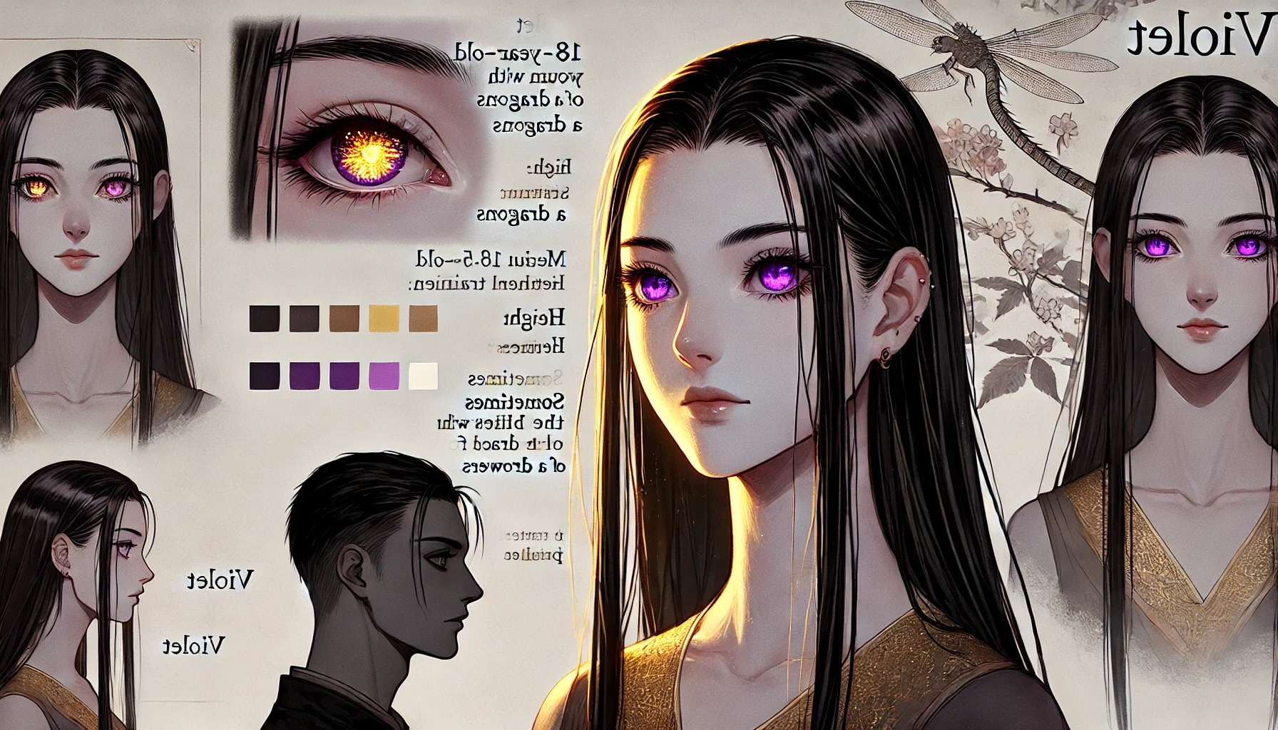 Violet Sorrengail para la reseña de alas de sangre