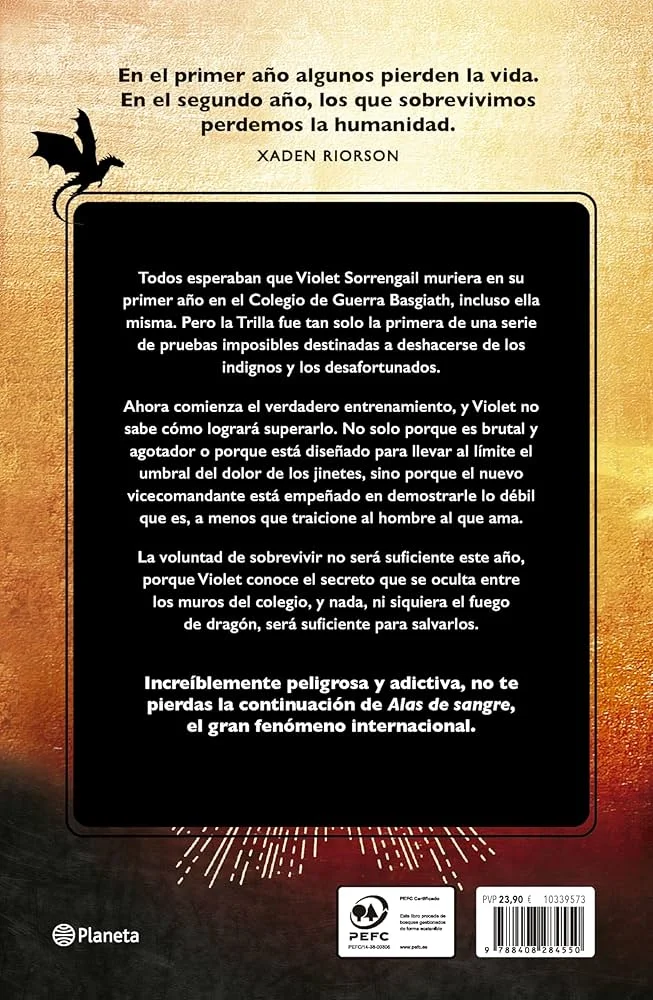 contraportada de alas de hierro (sinopsis)